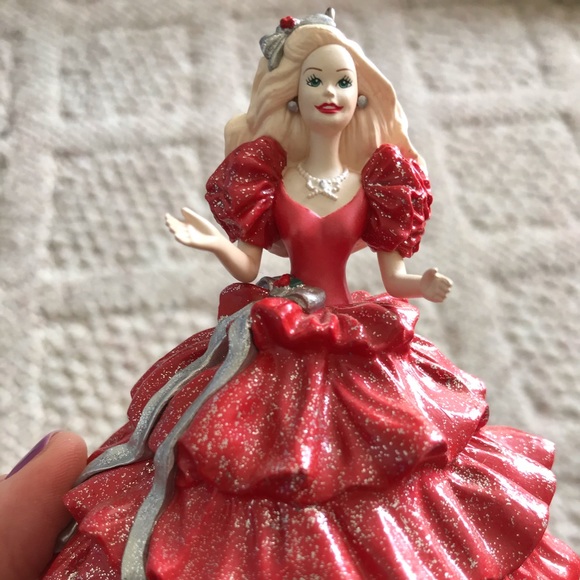 1996 holiday barbie ornament